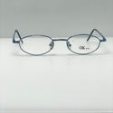 OK 20/20 Eyeglasses Eye Glasses Frames 1057 Royal Blue 47-18-135