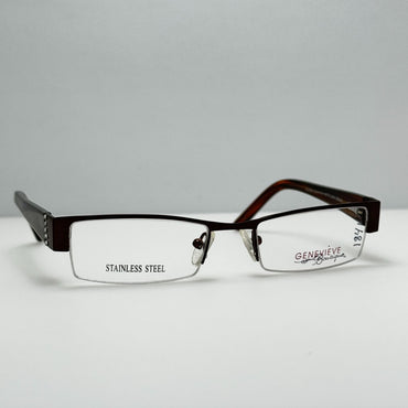 Genevieve Eyeglasses Eye Glasses Frames Shannon Brown 50-17-140