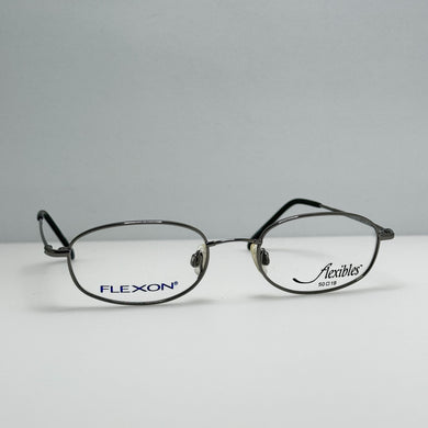 Flexon Eyeglasses Eye Glasses Frames 50-19-145 Flexibles 5422 Dark Silver Japan