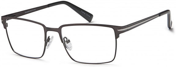 DiCaprio Eyeglasses Eye Glasses Frames DC175 Capri Gunmetal 53-17-140