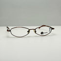 Modern Eyeglasses Eye Glasses Frames Silky Brown 50-17-135