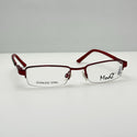 Modern Modz Eye Glasses Eyeglasses Frames Columbus Matte Burgundy 47-18-135
