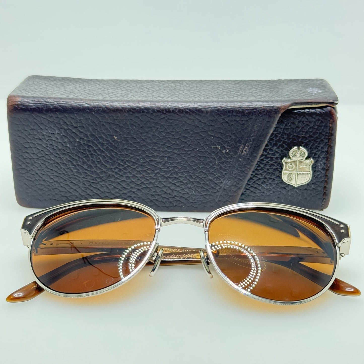 Leisure Society Eyeglasses Eye Glasses Frames Oxford 51 021283 BRN/SLV Japan