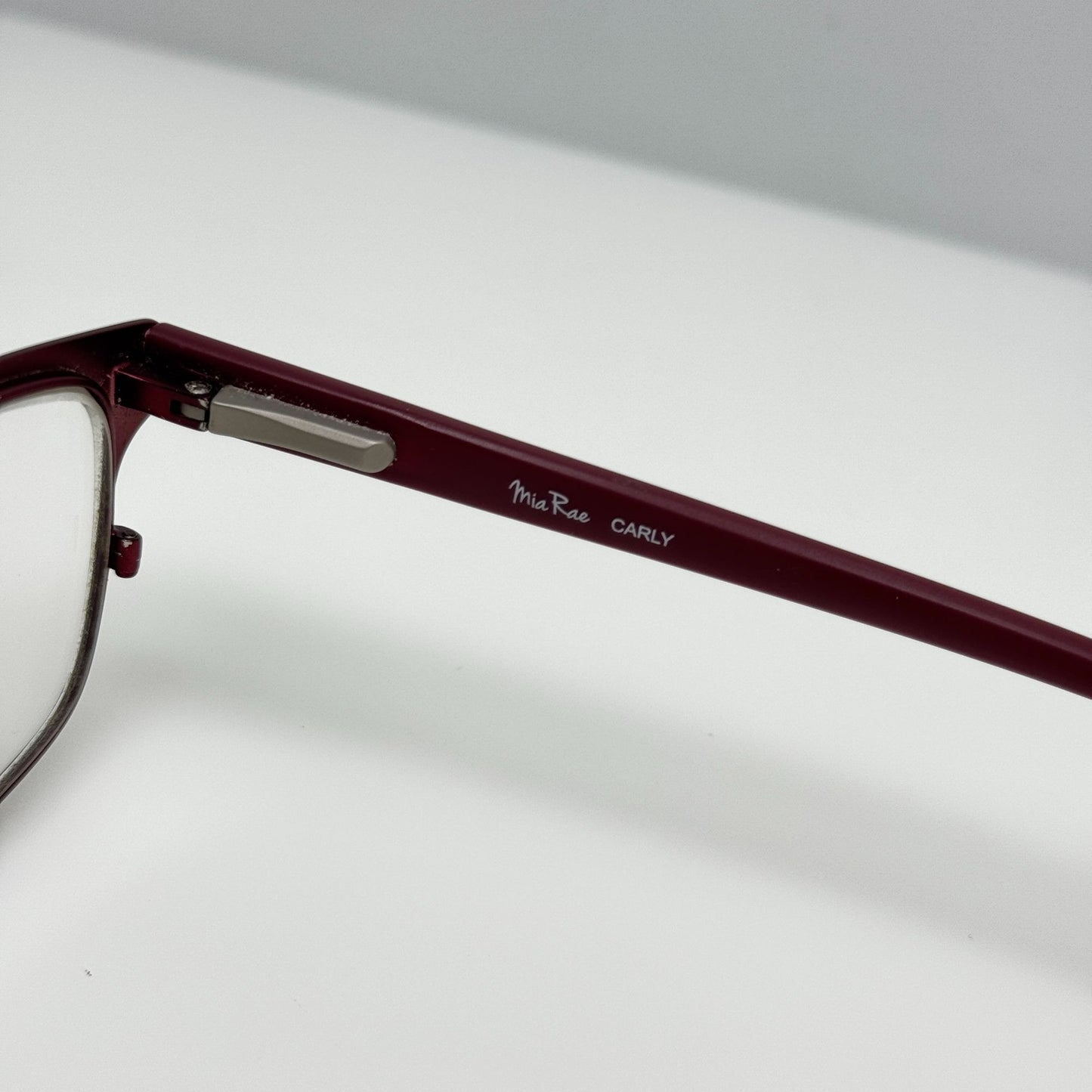 Mia Rae Eyeglasses Eye Glasses Frames Carly Burgundy 53-17-145