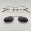 Unbranded Eyeglasses Eye Glasses Japan Retro Vintage 41-22 W/ Clip