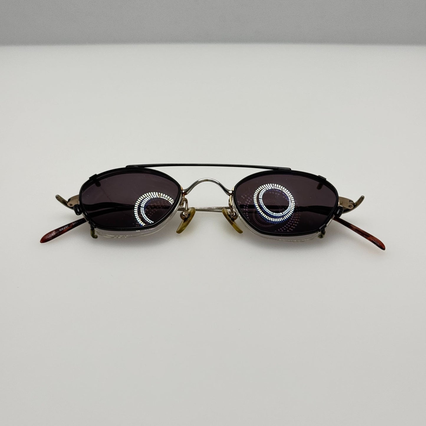 Unbranded Eyeglasses Eye Glasses Japan Retro Vintage 41-22 W/ Clip