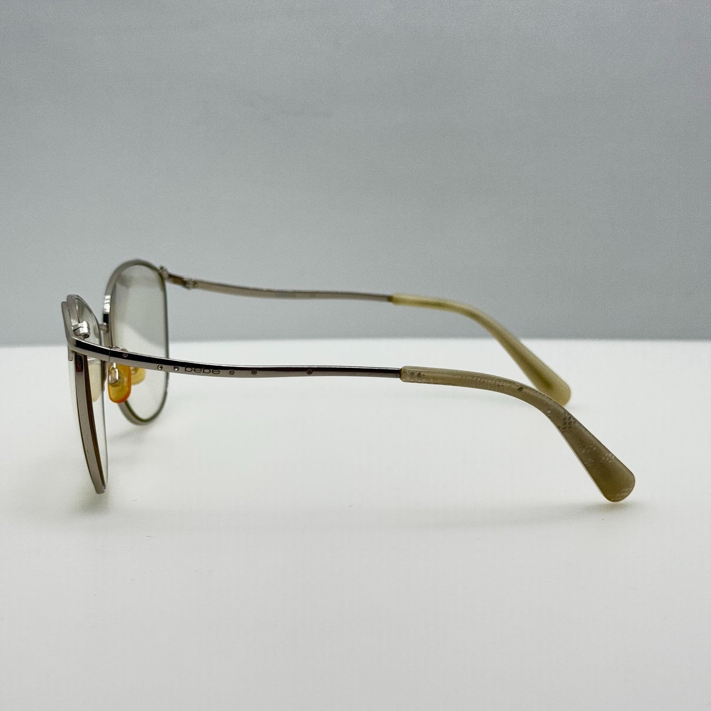 Bebe Eyeglasses Eye Glasses Frames BB 7146 045 Silver 58-15-135