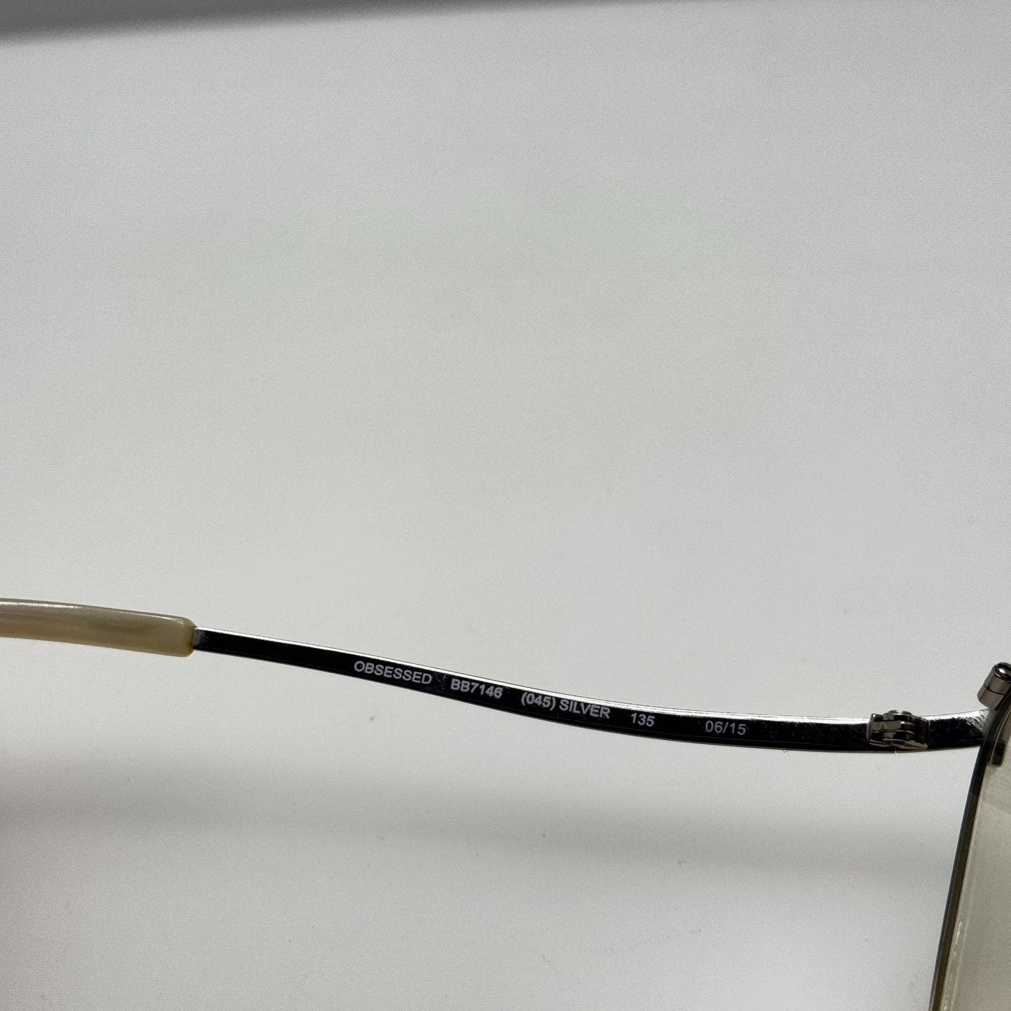 Bebe Eyeglasses Eye Glasses Frames BB 7146 045 Silver 58-15-135