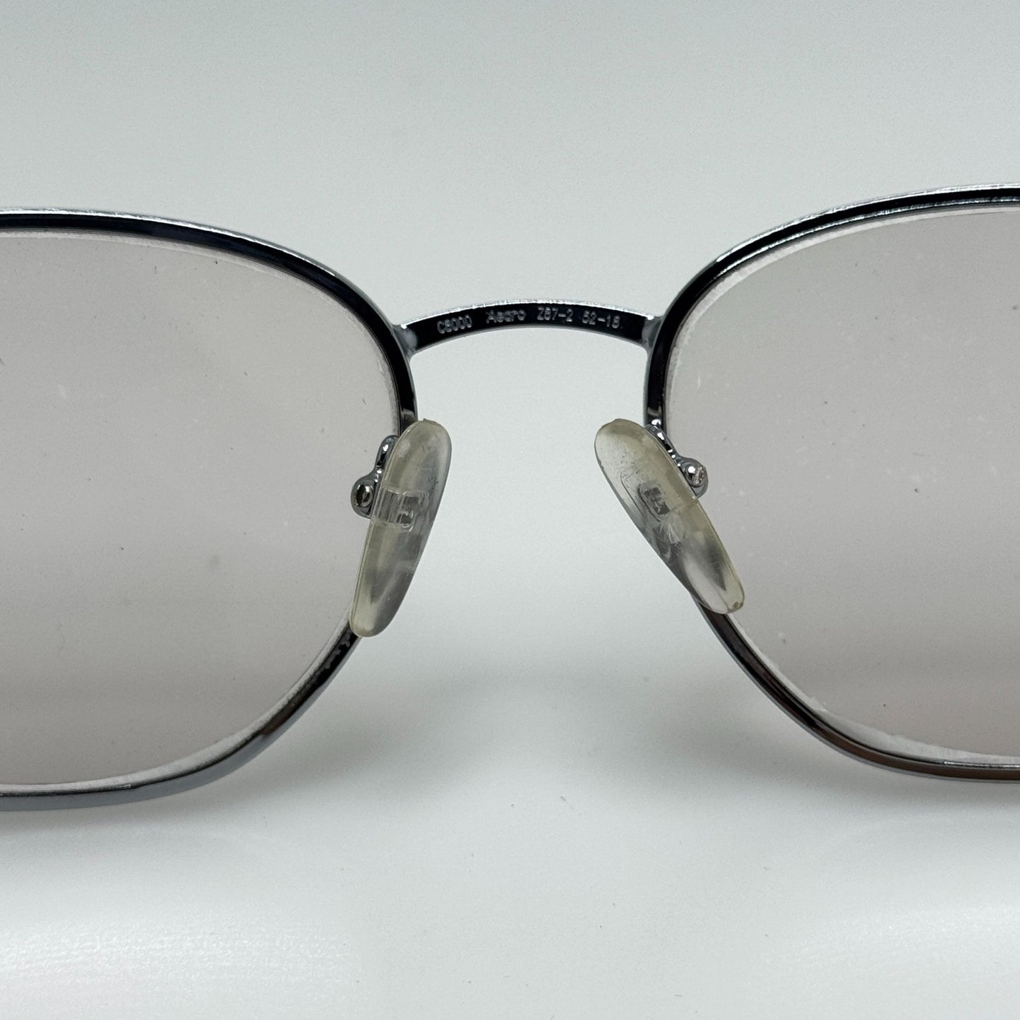 Aearo C8000 Silver Z87-2 Eyeglasses Eye Glasses Frames 52-18-140