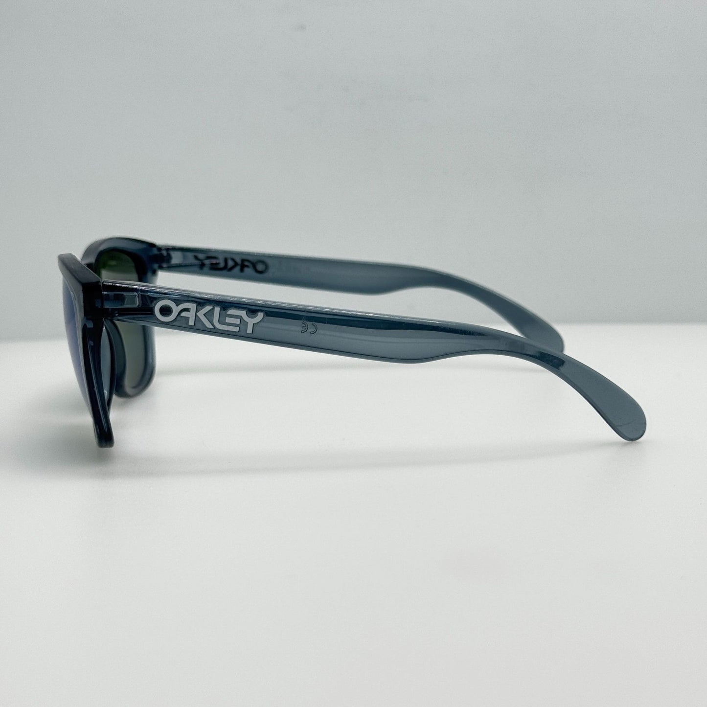 Oakley Sunglasses Frogskins Crystal Black Emerald Iridium 03-291 Polarized