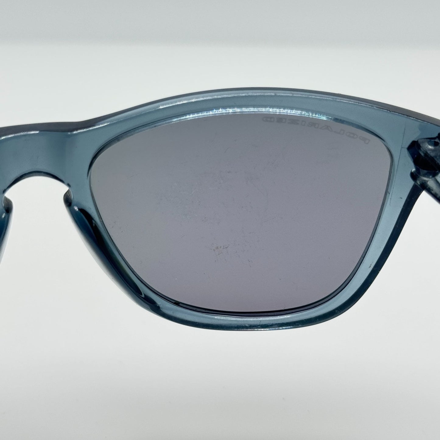 Oakley Sunglasses Frogskins Crystal Black Emerald Iridium 03-291 Polarized
