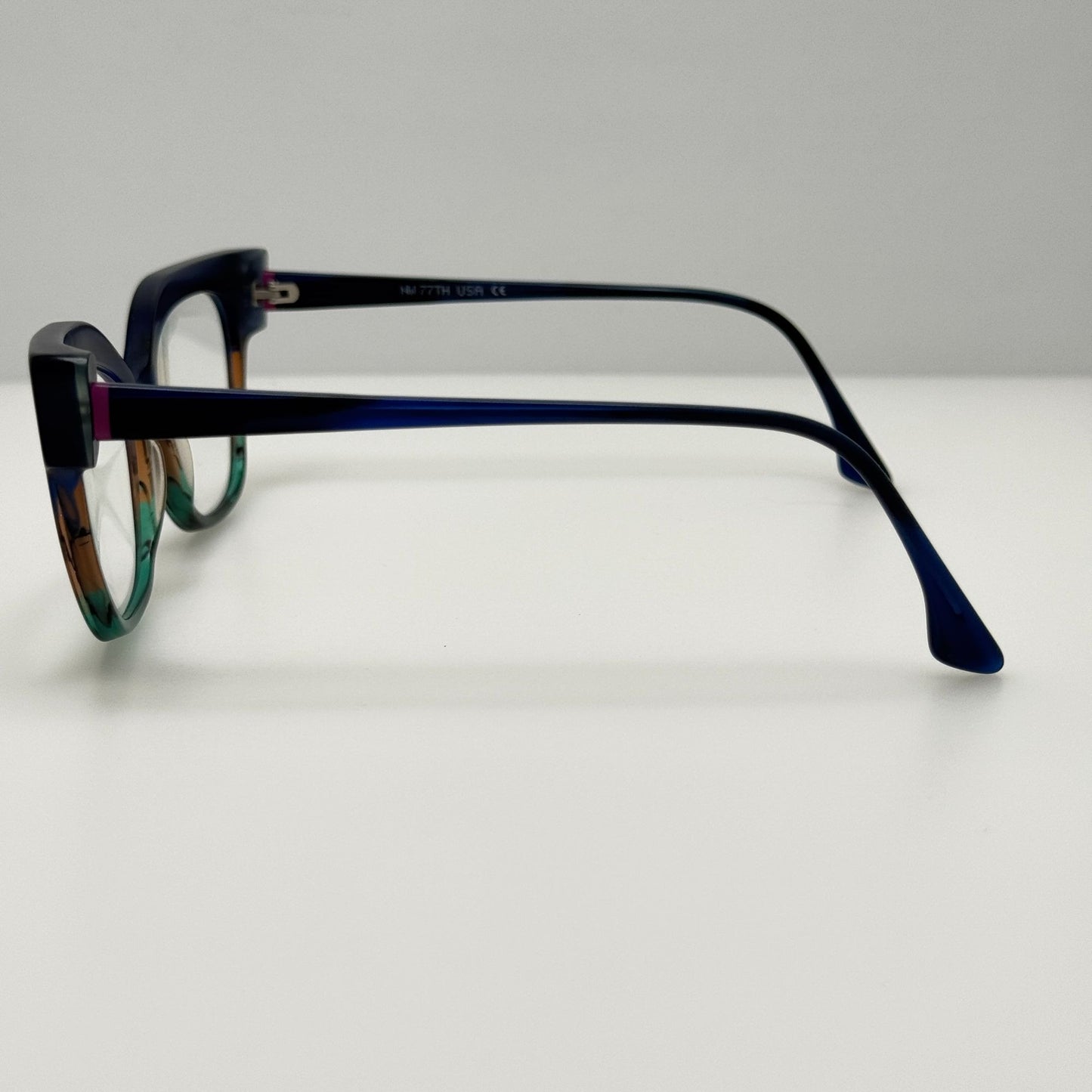 NW 77TH USA Eyeglasses Eye Glasses Frames Wing Chair Blue Sunset 54-17-140