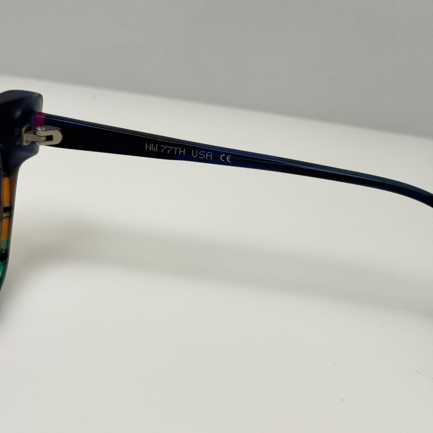 NW 77TH USA Eyeglasses Eye Glasses Frames Wing Chair Blue Sunset 54-17-140
