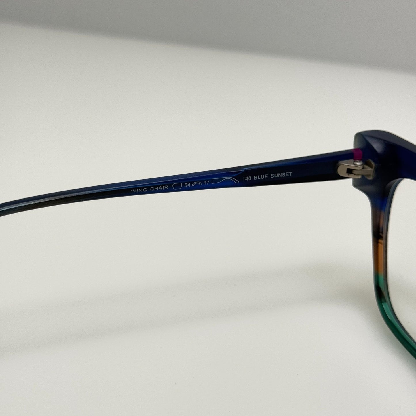 NW 77TH USA Eyeglasses Eye Glasses Frames Wing Chair Blue Sunset 54-17-140