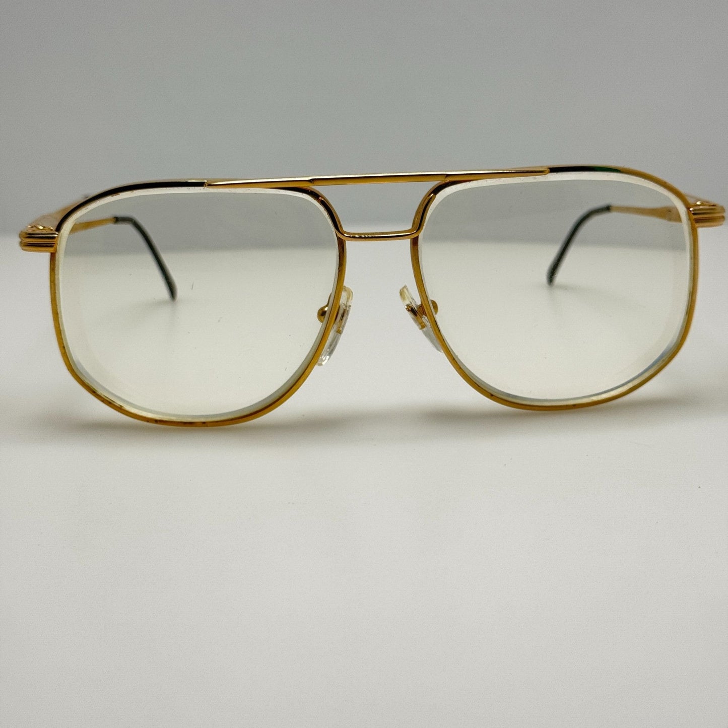American Optical OC1000 Eyeglasses Eye Glasses Frames Gold AOS Z87 59-15-145