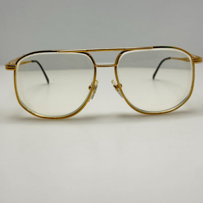 American Optical OC1000 Eyeglasses Eye Glasses Frames Gold AOS Z87 59-15-145