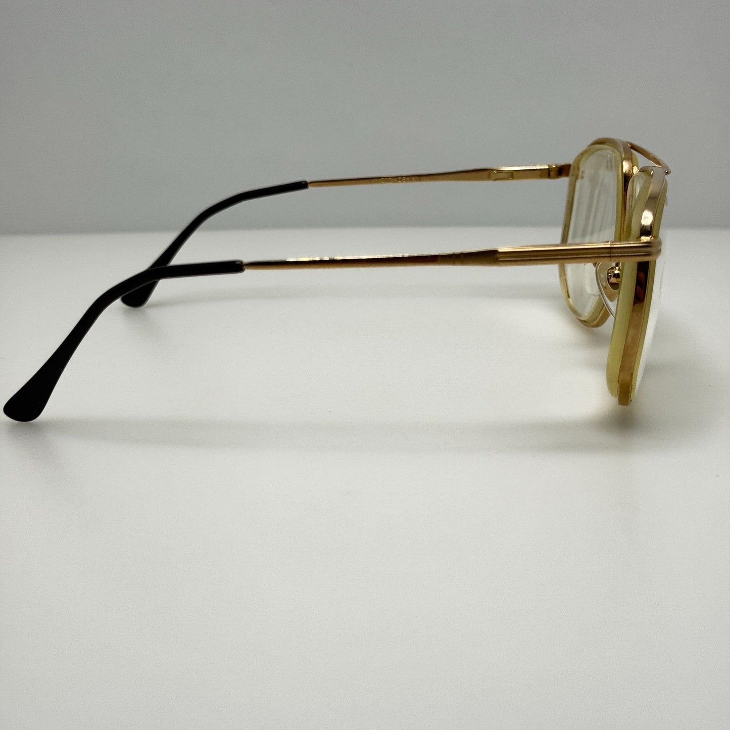 American Optical OC1000 Eyeglasses Eye Glasses Frames Gold AOS Z87 59-15-145
