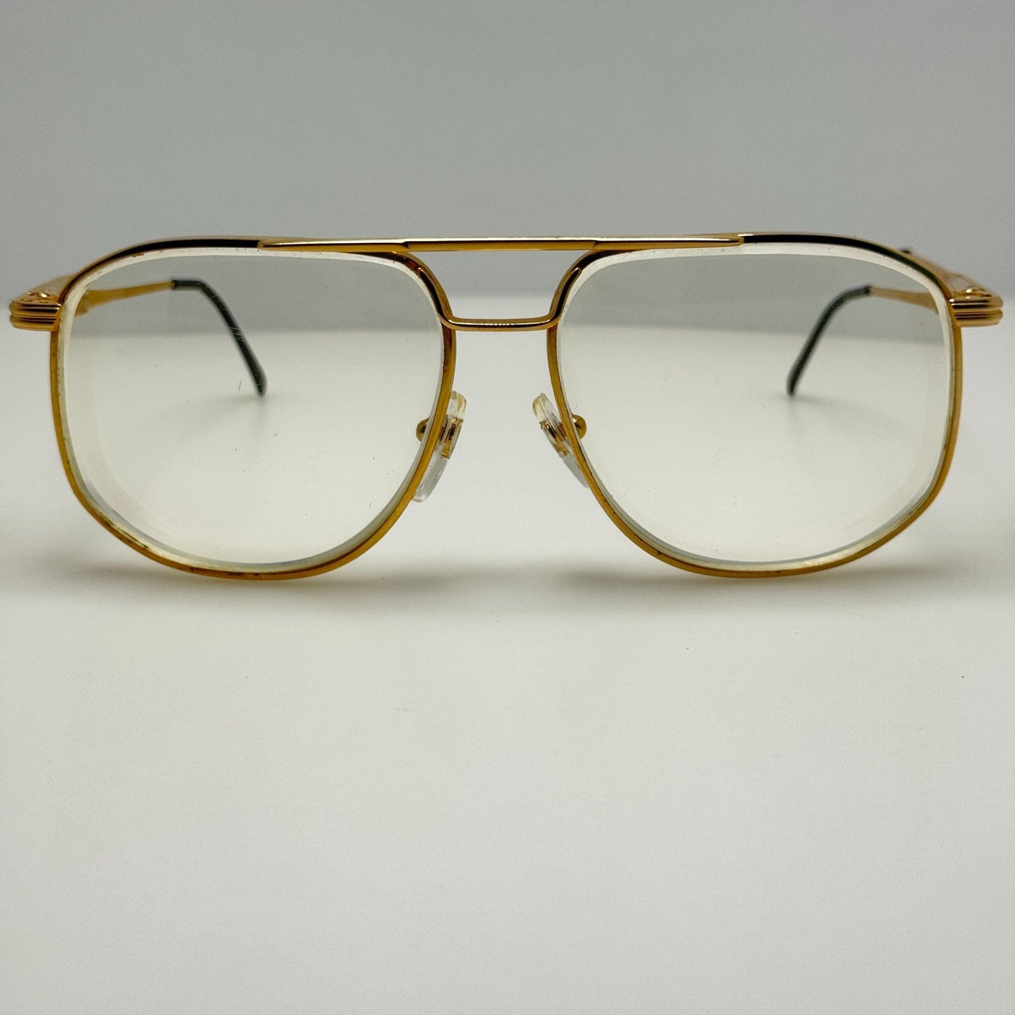American Optical OC1000 Eyeglasses Eye Glasses Frames Gold AOS Z87 59-15-145