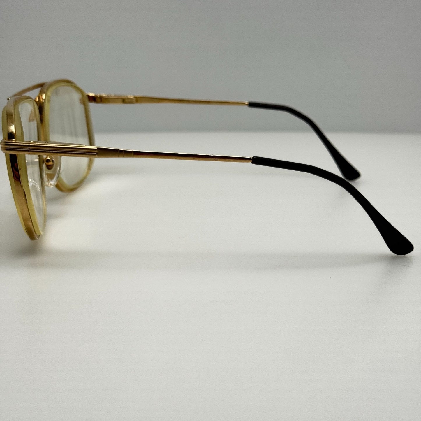 American Optical OC1000 Eyeglasses Eye Glasses Frames Gold AOS Z87 59-15-145