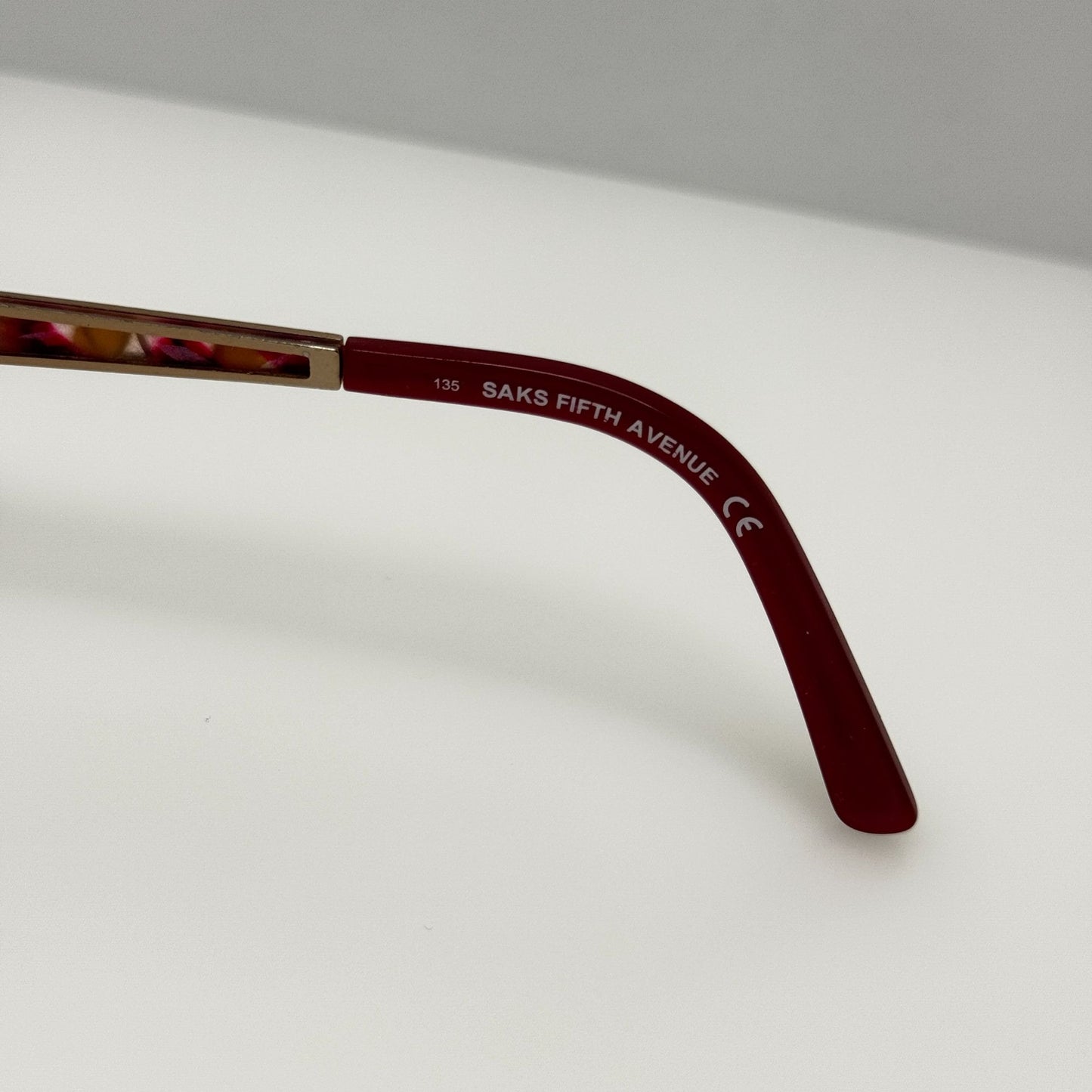 Saks Fifth Avenue Saks 273 01M1 Eyeglasses Eye Glasses Frames 55-16-135