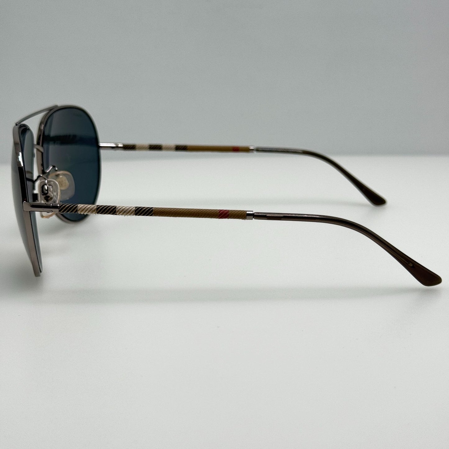 Burberry Sunglasses B 3055 100681 Polarized Italy 60-14-135 B