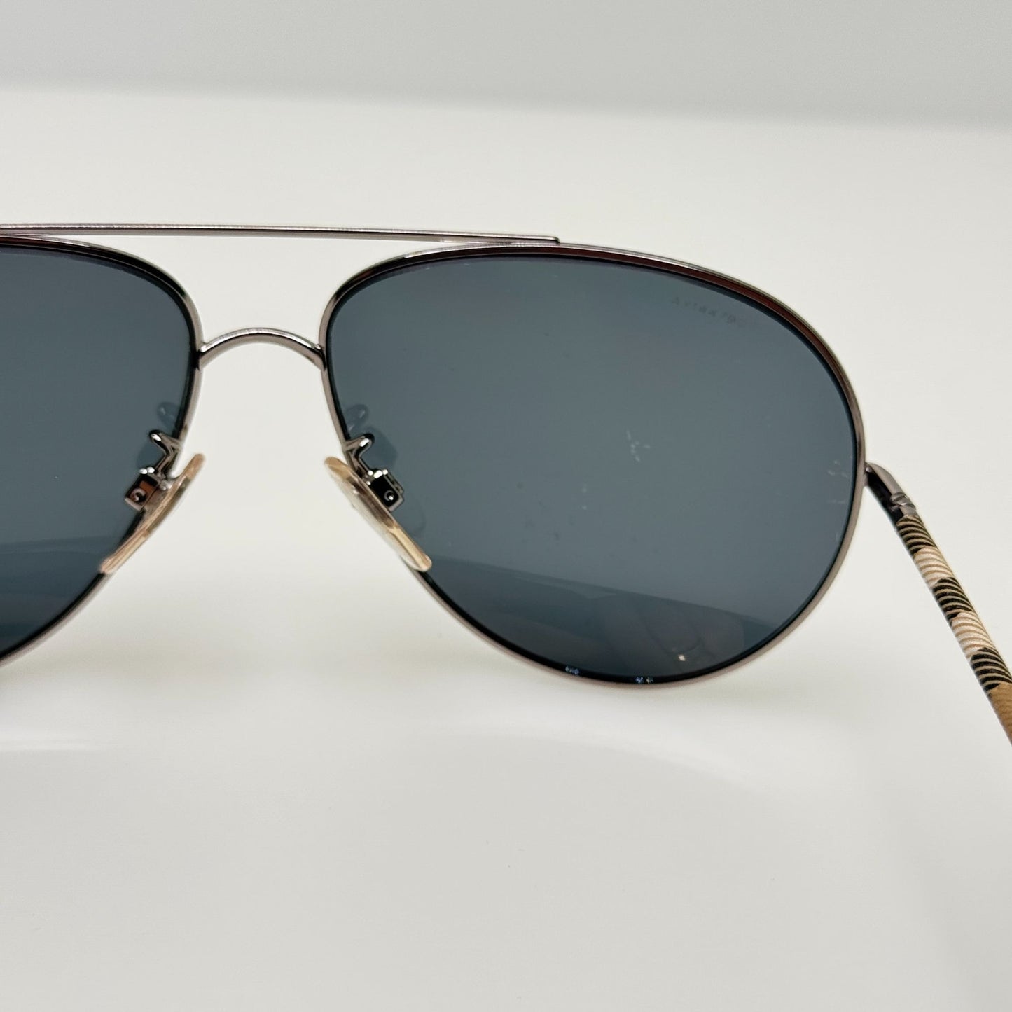 Burberry Sunglasses B 3055 100681 Polarized Italy 60-14-135 B