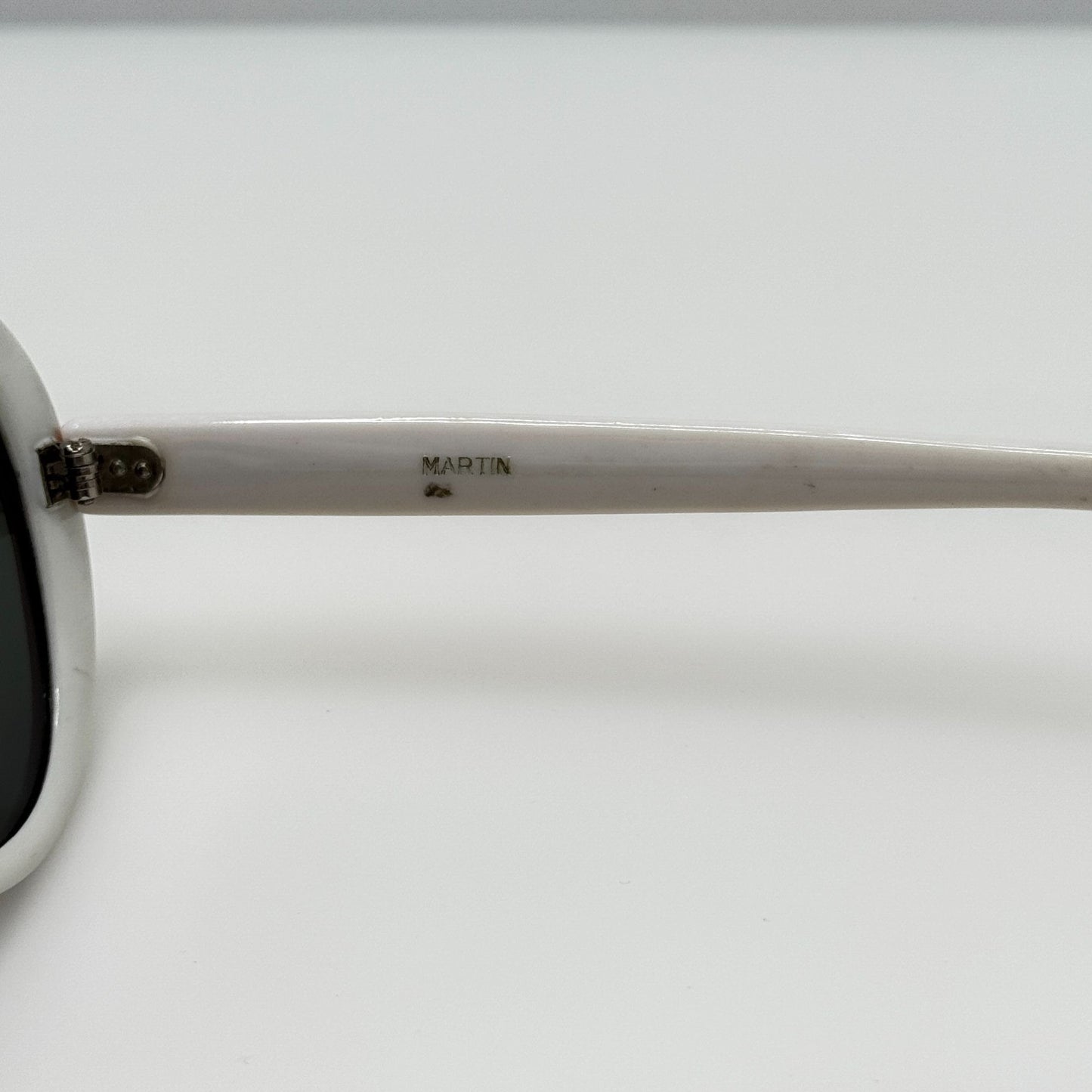Martin Sunglasses Batterson Vintage M 522 Japan 46 Orange White