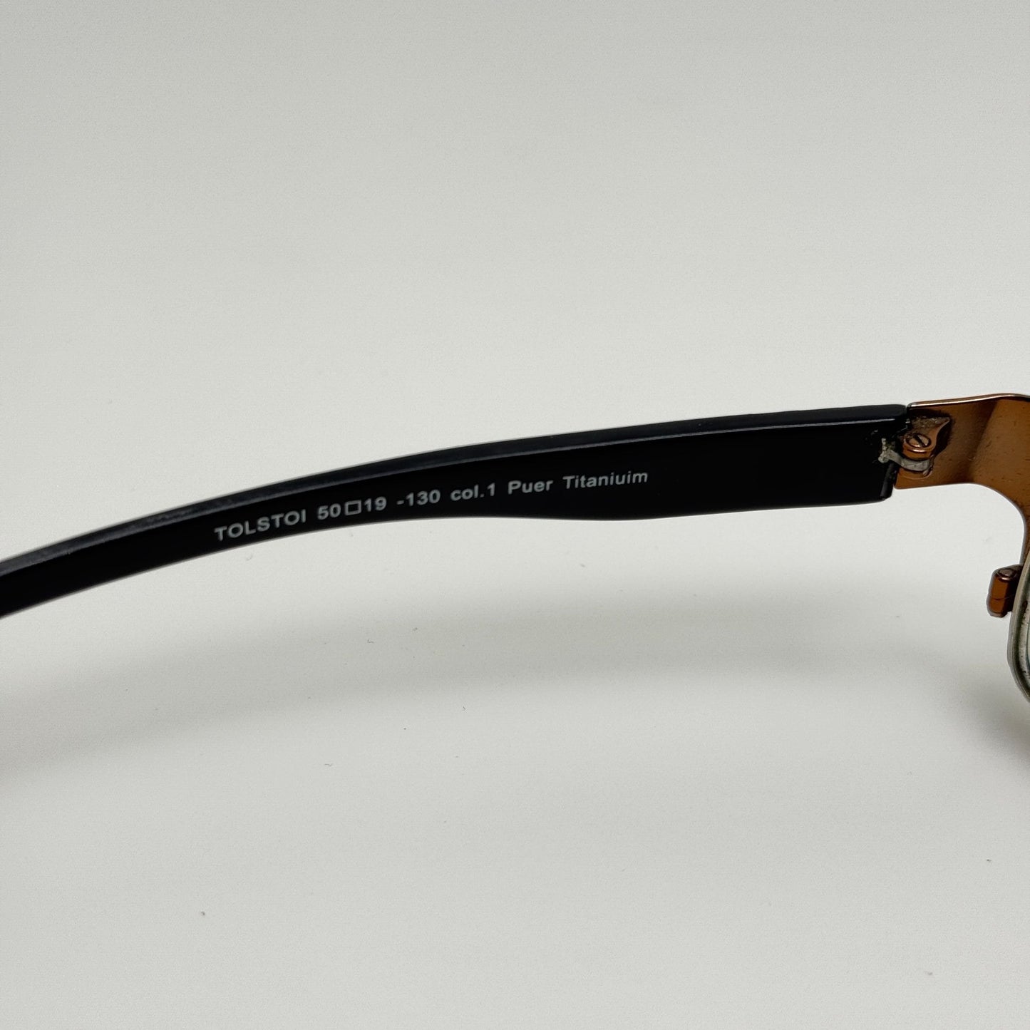 Project Eyeglasses Eye Glasses Frames Tolstoi Col 1 Titanium Germany 50-19-130