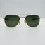American Optical Sunglasses Pilot Gold  5 1/2 AO USA MIL-S-25948 W/ Case