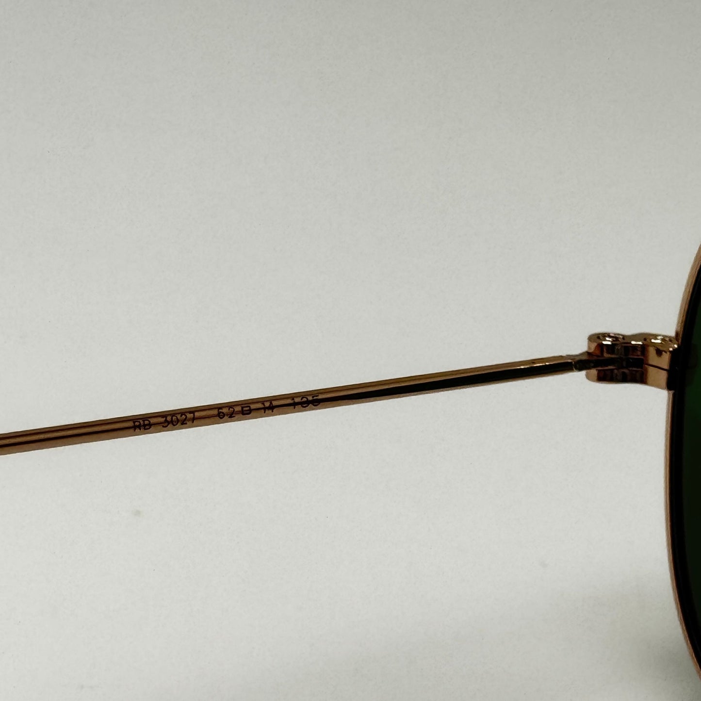 Ray Ban Sunglasses RB 3027 Aviator Large Metal 58-14-125