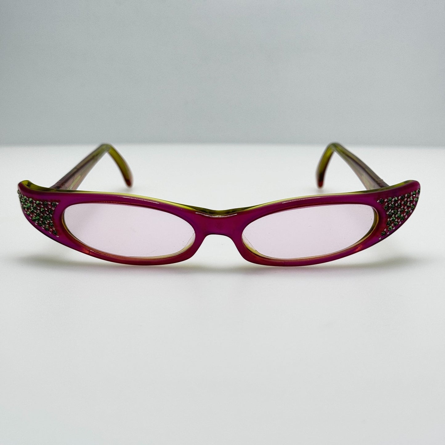 Aparis Eyeglasses Eye Glasses Frames Cat Eyed Vintage France 011