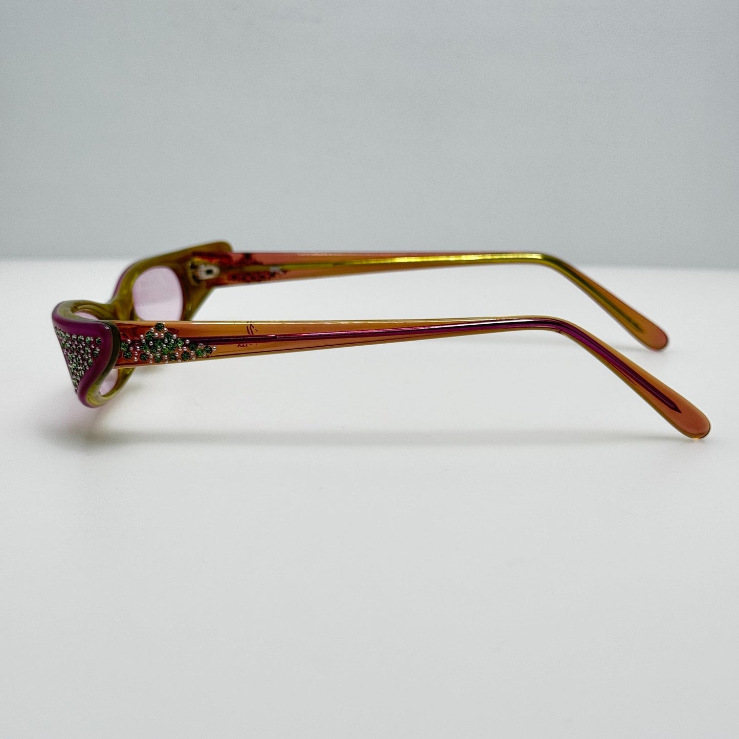 Aparis Eyeglasses Eye Glasses Frames Cat Eyed Vintage France 011