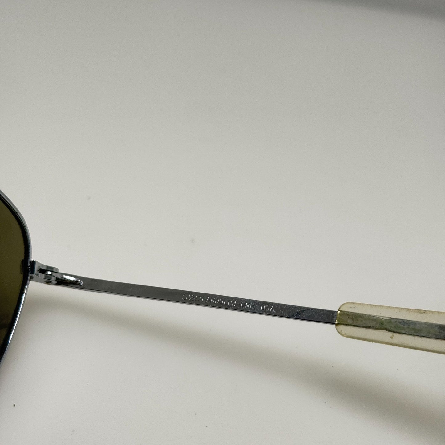 Randolph Engineering Sunglasses 5 1/2 USA Chrome Pilot AF 52-20