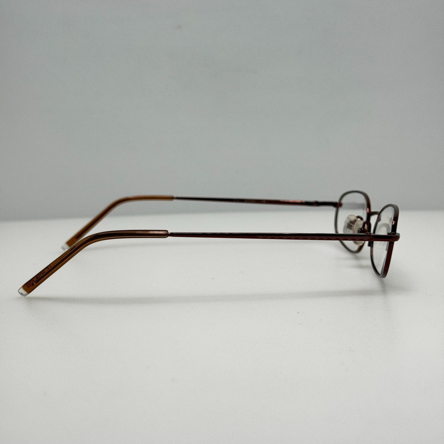 Esquire T-10 Brown Titanium Eyeglasses Eye Glasses Frames 48-18-135