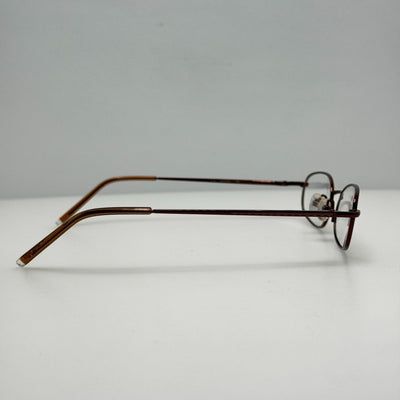 Esquire T-10 Brown Titanium Eyeglasses Eye Glasses Frames 48-18-135