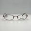 Esquire T-10 Brown Titanium Eyeglasses Eye Glasses Frames 48-18-135