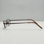 Esquire T-10 Brown Titanium Eyeglasses Eye Glasses Frames 48-18-135