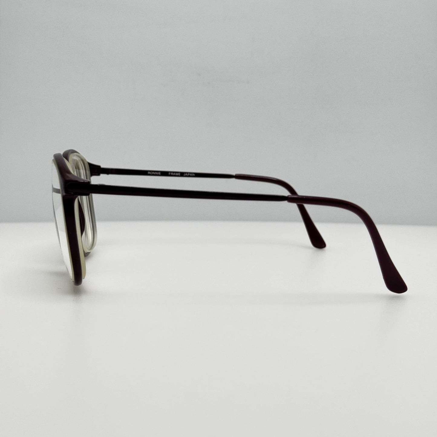 Ronnie Eyeglasses Eye Glasses Burgundy Japan 56-18-135