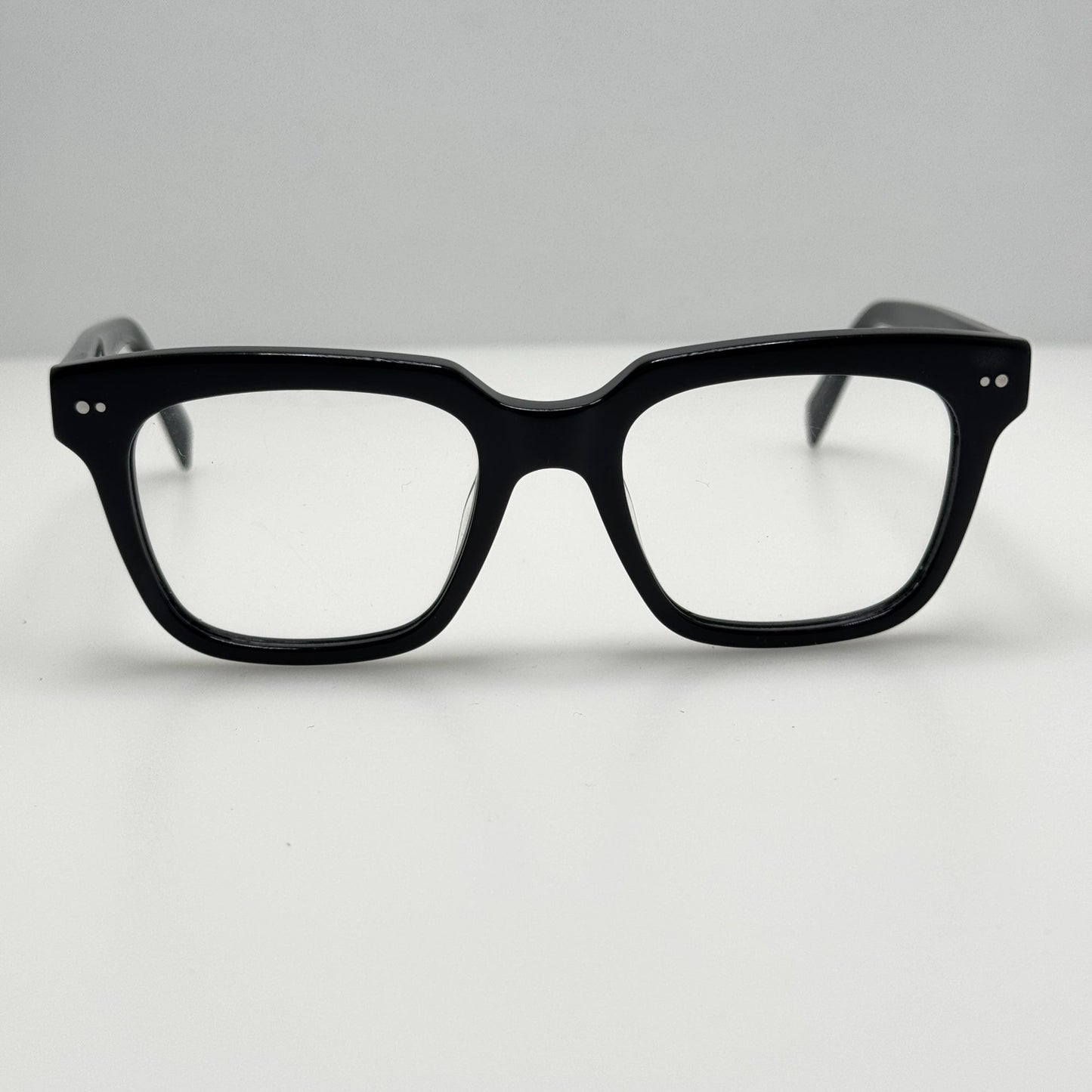 Warby Parker Winston M 1100 Eyeglasses Eye Glasses Frames Black 49-19-140 B