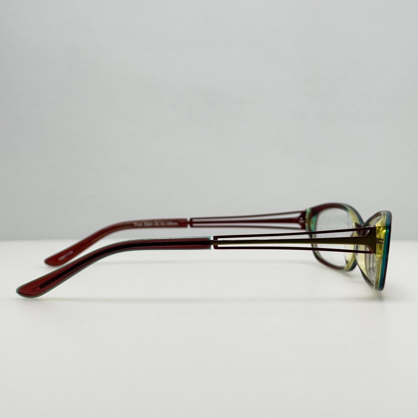 Michael Stars Eyeglasses Eye Glasses Frames Casual Chic Plum Stain 52-15-135