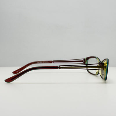 Michael Stars Eyeglasses Eye Glasses Frames Casual Chic Plum Stain 52-15-135