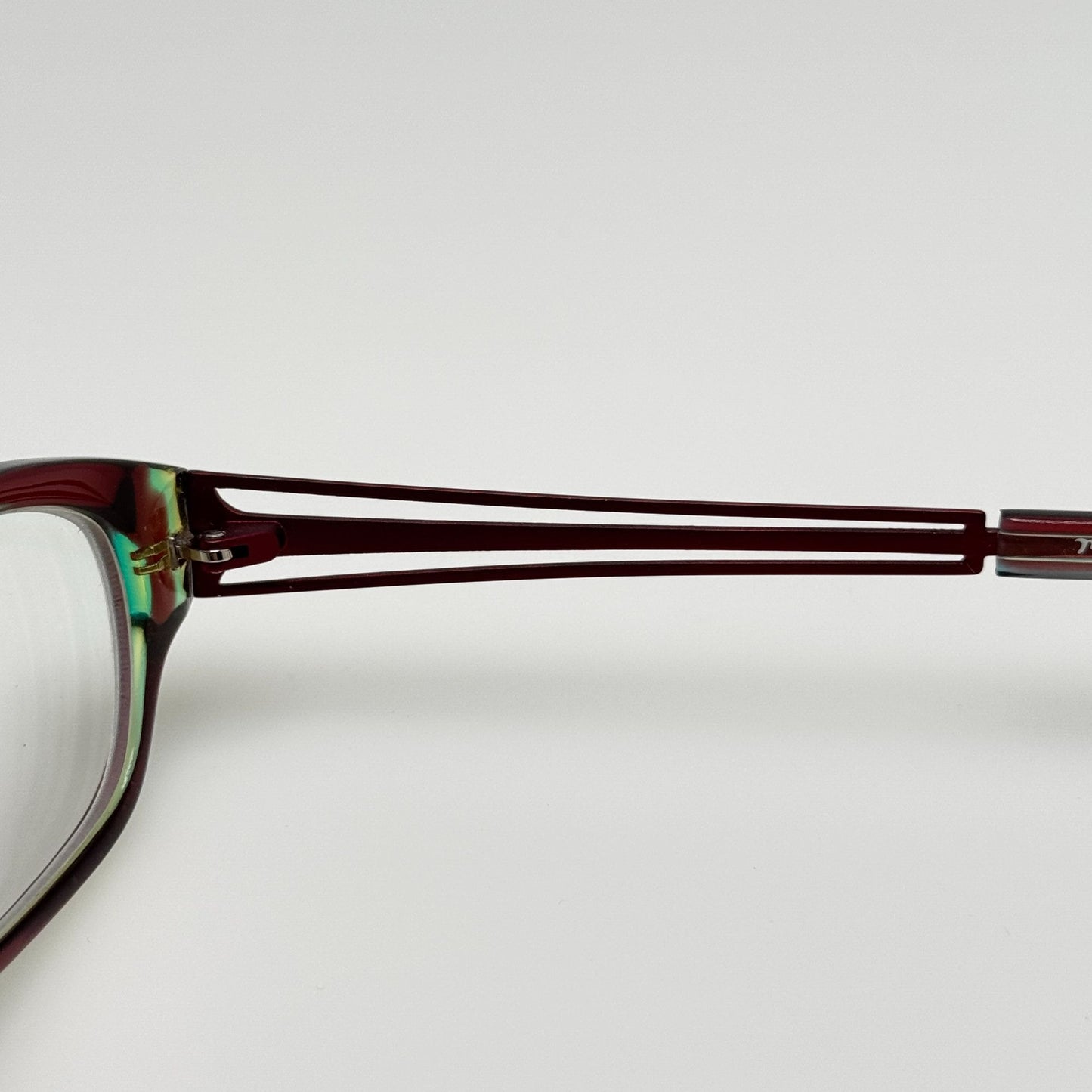 Michael Stars Eyeglasses Eye Glasses Frames Casual Chic Plum Stain 52-15-135