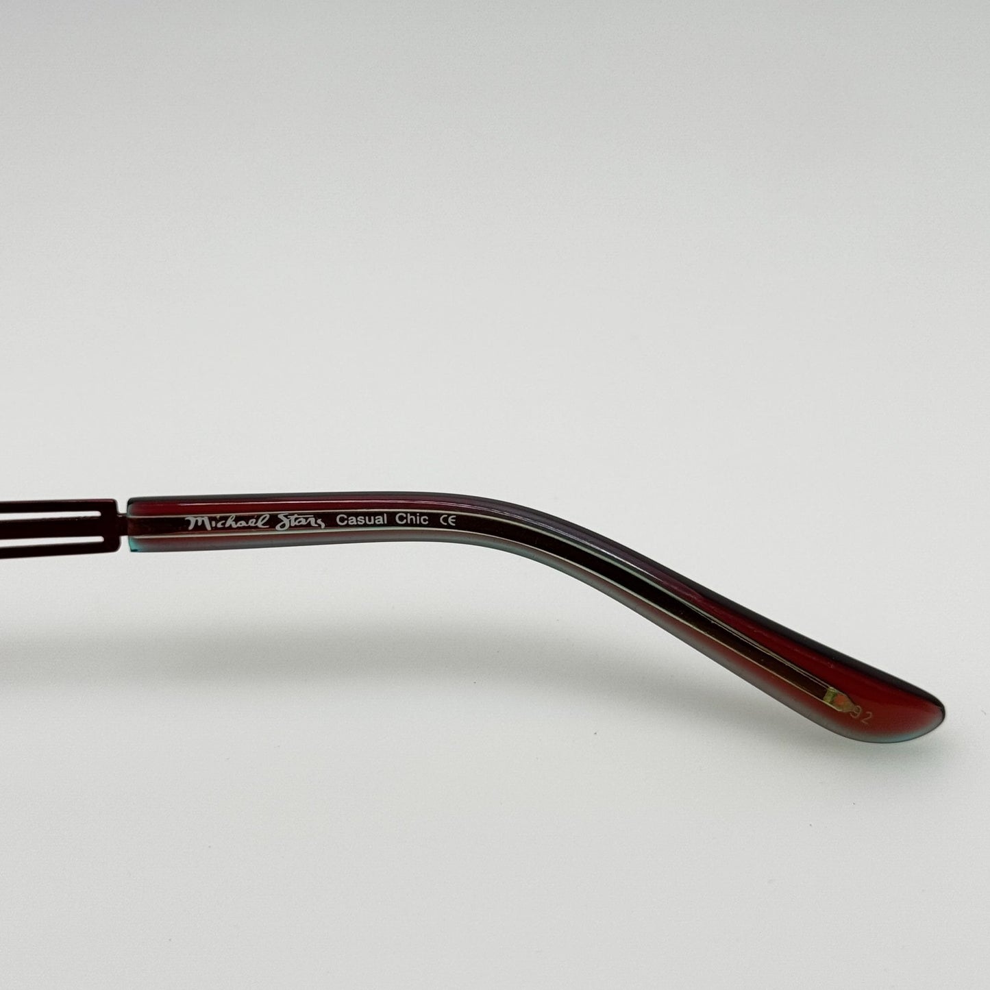 Michael Stars Eyeglasses Eye Glasses Frames Casual Chic Plum Stain 52-15-135