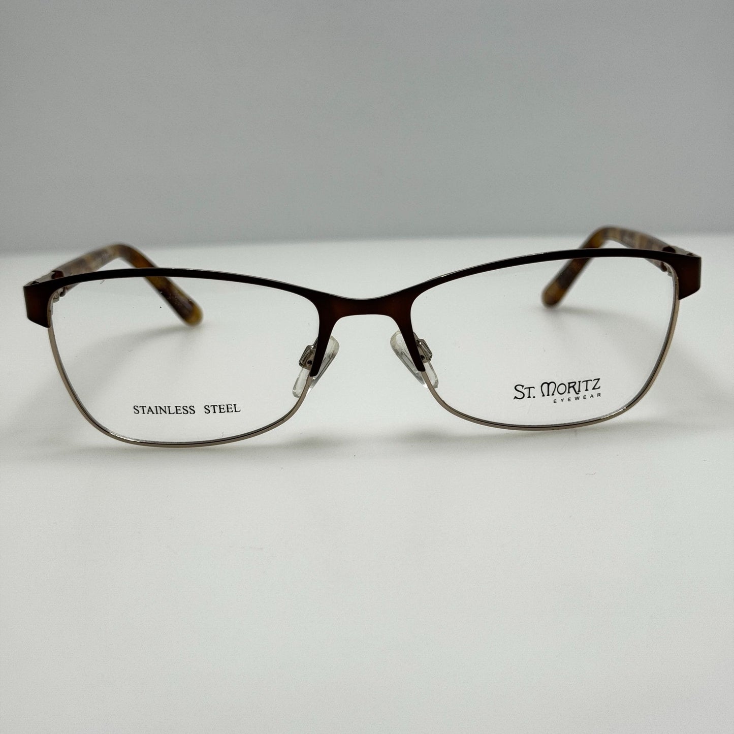 St. Moritz Windsor Brown Eyeglasses Eye Glasses Frames 55-17-135
