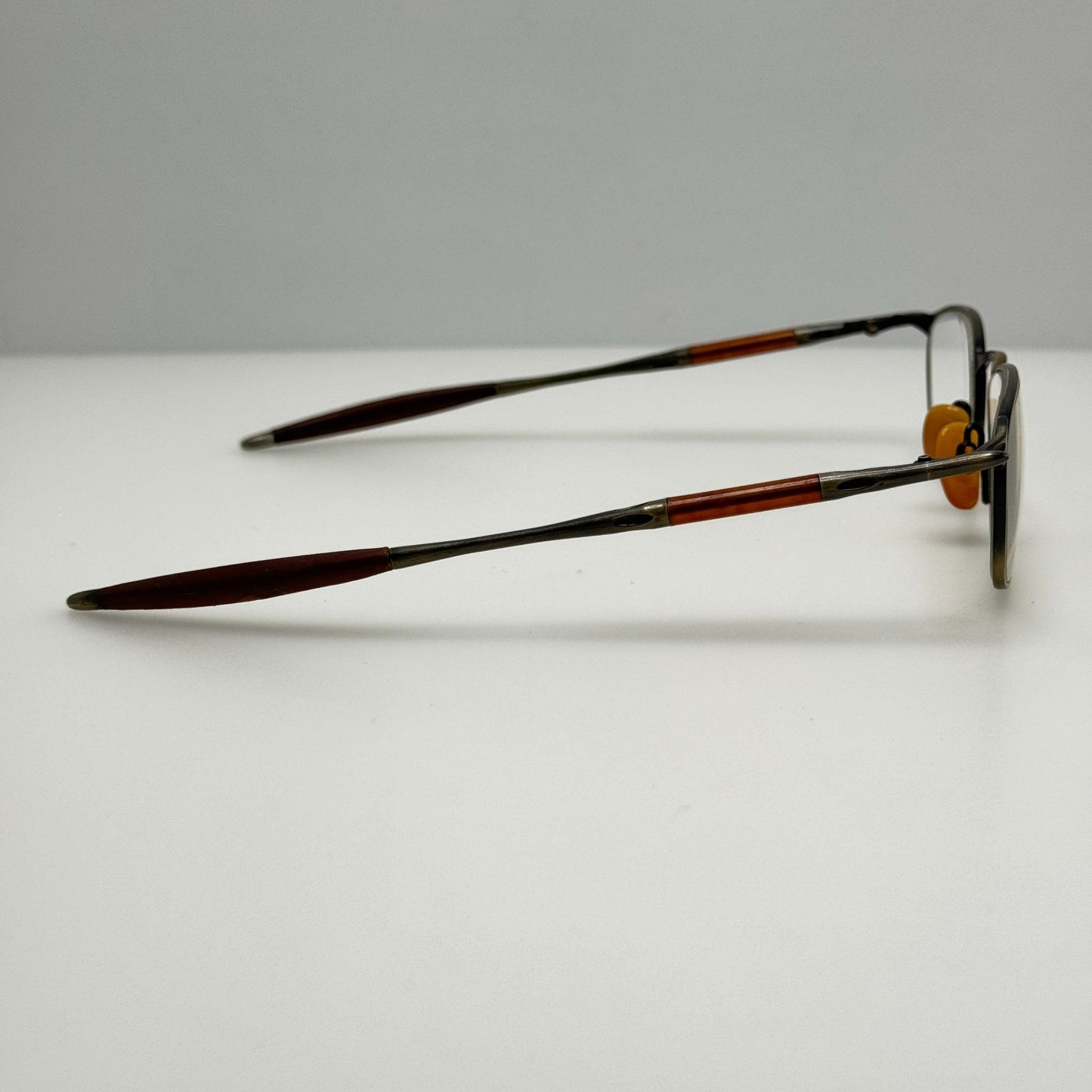 Oakley OO Wire Antique Gold Eyeglasses Eye Glasses Frames 47-20 Read Description