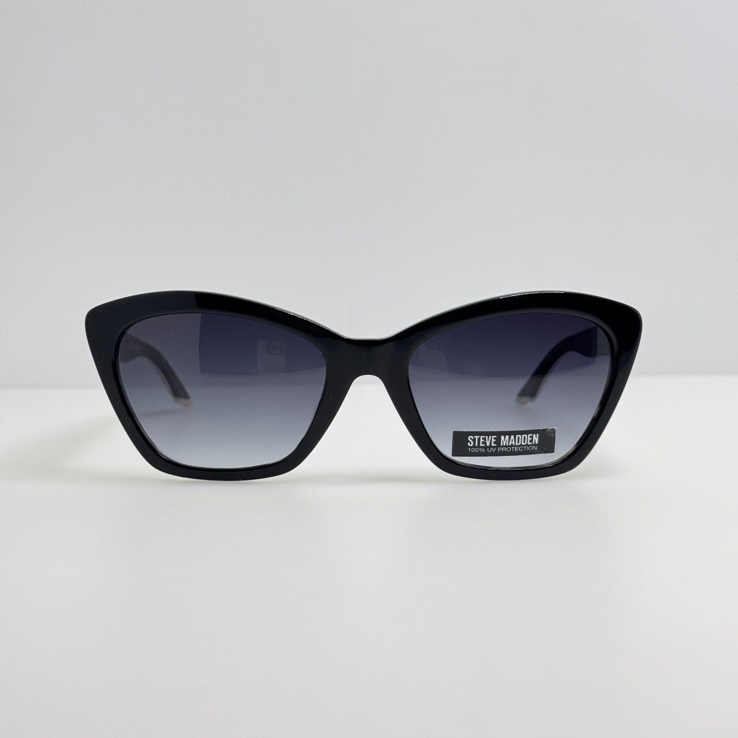 Steve Madden Sunglasses Classify Black Laminate 55-19-135