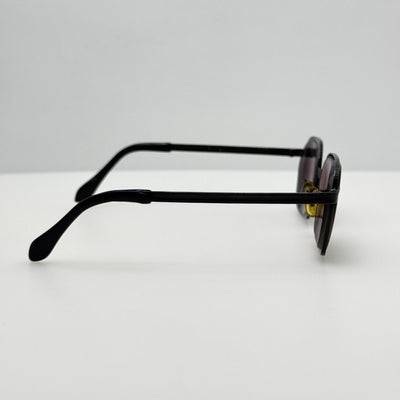 GWO Eyeglasses Eye Glasses Frames Charm Black Gold Vintage 50-18