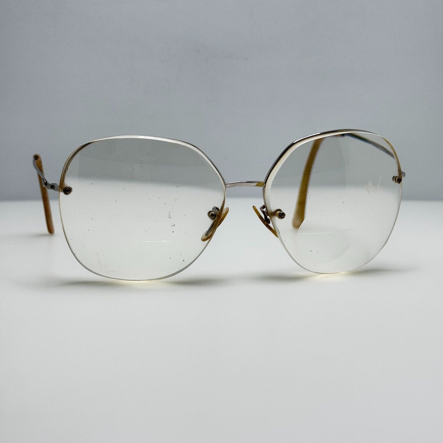 Shuron Shur-on Eyeglasses Eye Glasses Frames Butterfly Clear
