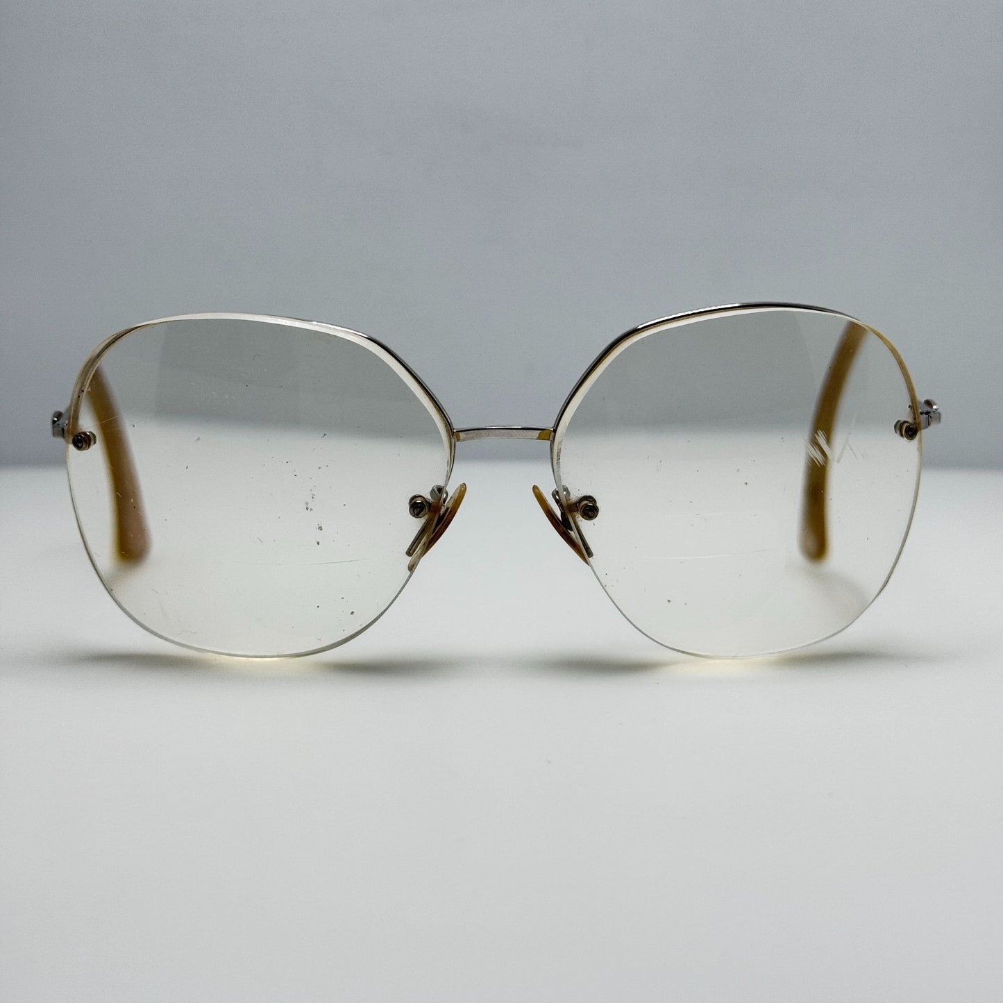 Shuron Shur-on Eyeglasses Eye Glasses Frames Butterfly Clear