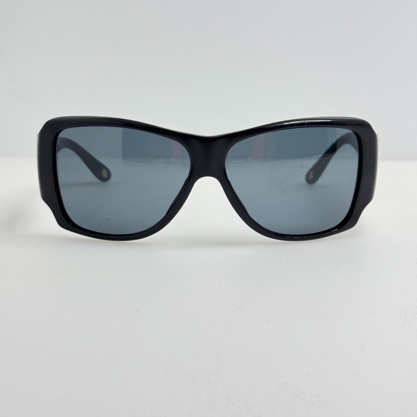 Chanel Sunglasses 5096-B 501/87 Italy Black 59-12-130 Read Description